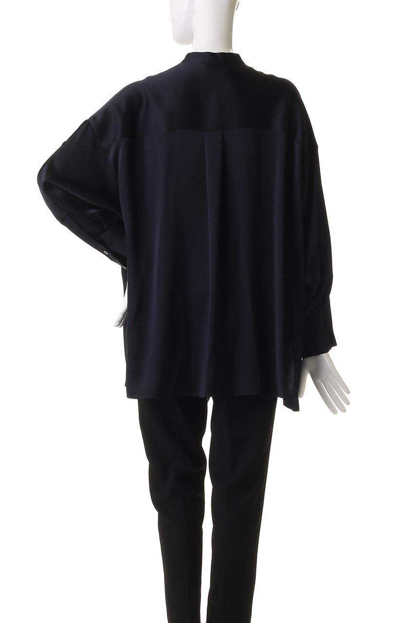 【サクラ/SACRA】のトリアセサテンブラウス 人気、トレンドファッション・服の通販 founy(ファニー) 　ファッション　Fashion　レディースファッション　Fashion for Women　トップス・カットソー　Cut & Sew Tops　シャツ・ブラウス・オフィスカジュアル　Elegant Blouses & Button-Ups　2025年　2025　2025-2026秋冬・A/W　Autumn/Winter 2025–26 AW25–26　シルク　Silk, 100% Silk　スリーブ　Sleeve, Long Sleeve / Short Sleeve　ループ　Loop, Loop Knit　ロング　Long, Long-Length　ワッシャー　Washer, Crinkled Finish　A/W・秋冬　Autumn/Winter　other-4|ID: prp329100004636702 ipo3291000000033407375