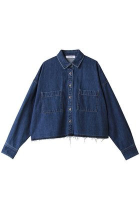【サクラ/SACRA】 オーセンティックデニムシャツジャケット人気、トレンドファッション・服の通販 founy(ファニー) ファッション Fashion レディースファッション Fashion for Women アウター Coat / Outerwear Collection レディースジャケット・軽アウター Jackets トップス・カットソー Cut & Sew Tops 2025年 2025 2025-2026秋冬・A/W Autumn/Winter 2025–26 AW25–26 カットオフ Cut-Off Design クロップド Cropped, Short Length ストーン Stone, Gem-Like スリーブ Sleeve, Long Sleeve / Short Sleeve デニム Denim, Jeans Material ロング Long, Long-Length A/W・秋冬 Autumn/Winter |ID:prp329100004636704
