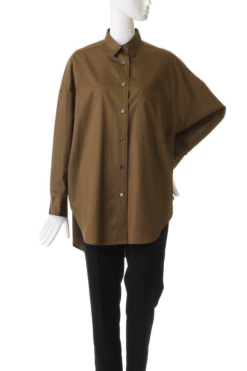 【サクラ/SACRA】のスペリオルコットンポプリンシャツ 人気、トレンドファッション・服の通販 founy(ファニー) 　ファッション　Fashion　レディースファッション　Fashion for Women　トップス・カットソー　Cut & Sew Tops　シャツ・ブラウス・オフィスカジュアル　Elegant Blouses & Button-Ups　2025年　2025　2025-2026秋冬・A/W　Autumn/Winter 2025–26 AW25–26　スリーブ　Sleeve, Long Sleeve / Short Sleeve　マニッシュ　Mannish, Boyish　ロング　Long, Long-Length　別注　Limited Edition, Custom Order　A/W・秋冬　Autumn/Winter　other-2|ID: prp329100004636706 ipo3291000000033407400