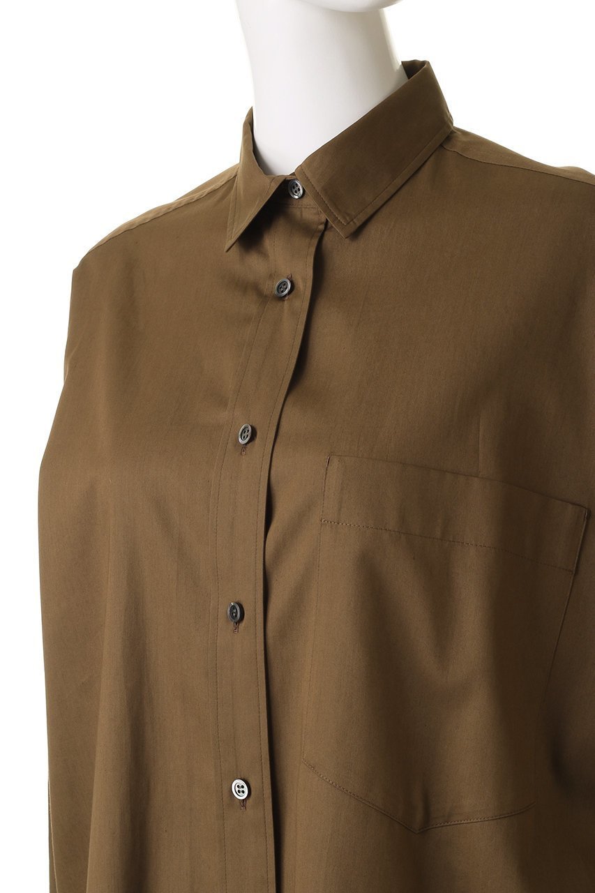 【サクラ/SACRA】のスペリオルコットンポプリンシャツ 人気、トレンドファッション・服の通販 founy(ファニー) 　ファッション　Fashion　レディースファッション　Fashion for Women　トップス・カットソー　Cut & Sew Tops　シャツ・ブラウス・オフィスカジュアル　Elegant Blouses & Button-Ups　2025年　2025　2025-2026秋冬・A/W　Autumn/Winter 2025–26 AW25–26　スリーブ　Sleeve, Long Sleeve / Short Sleeve　マニッシュ　Mannish, Boyish　ロング　Long, Long-Length　別注　Limited Edition, Custom Order　A/W・秋冬　Autumn/Winter　other-5|ID: prp329100004636706 ipo3291000000033407403