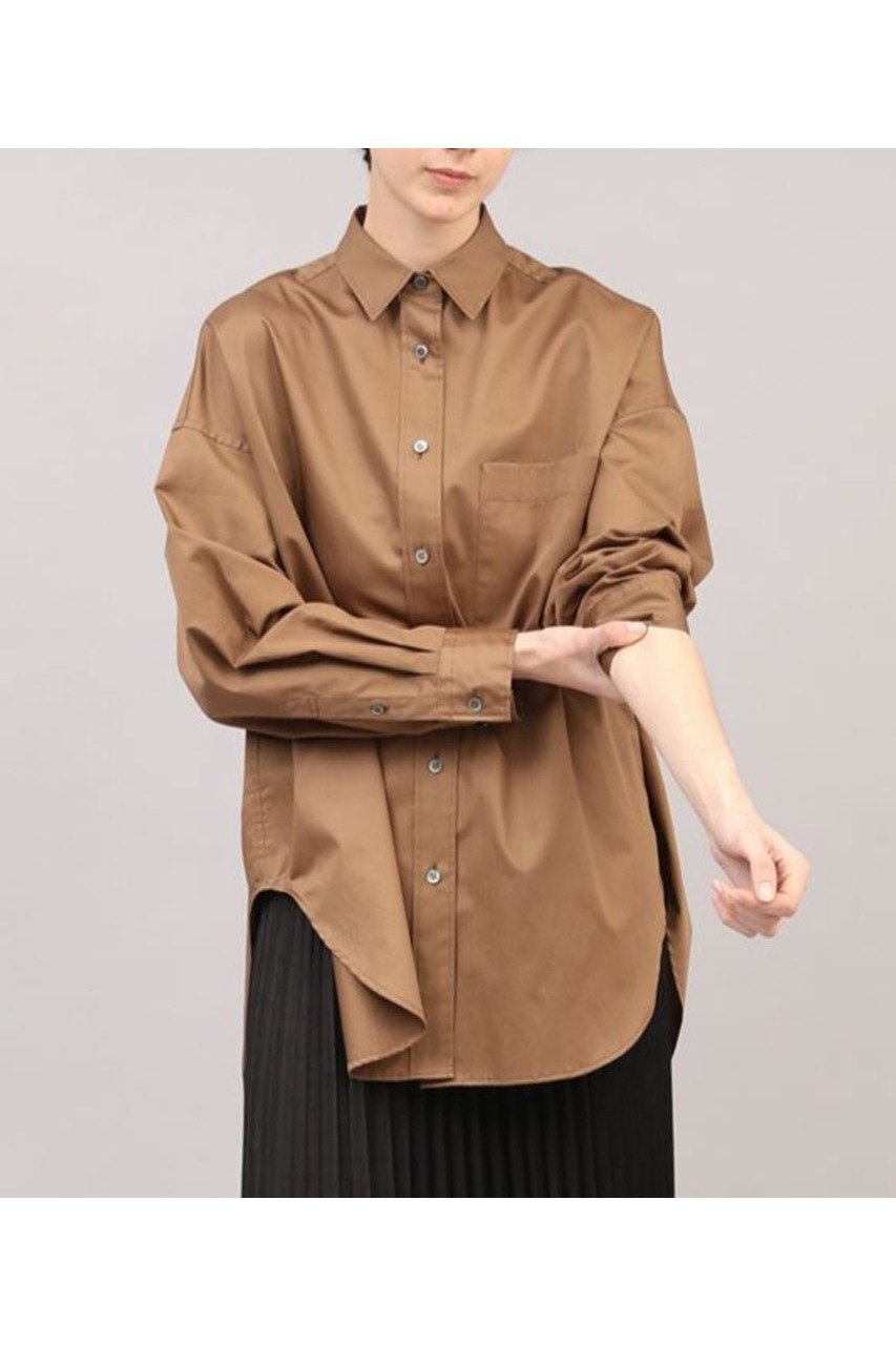 【サクラ/SACRA】のスペリオルコットンポプリンシャツ 人気、トレンドファッション・服の通販 founy(ファニー) 　ファッション　Fashion　レディースファッション　Fashion for Women　トップス・カットソー　Cut & Sew Tops　シャツ・ブラウス・オフィスカジュアル　Elegant Blouses & Button-Ups　2025年　2025　2025-2026秋冬・A/W　Autumn/Winter 2025–26 AW25–26　スリーブ　Sleeve, Long Sleeve / Short Sleeve　マニッシュ　Mannish, Boyish　ロング　Long, Long-Length　別注　Limited Edition, Custom Order　A/W・秋冬　Autumn/Winter　other-8|ID: prp329100004636706 ipo3291000000033407409