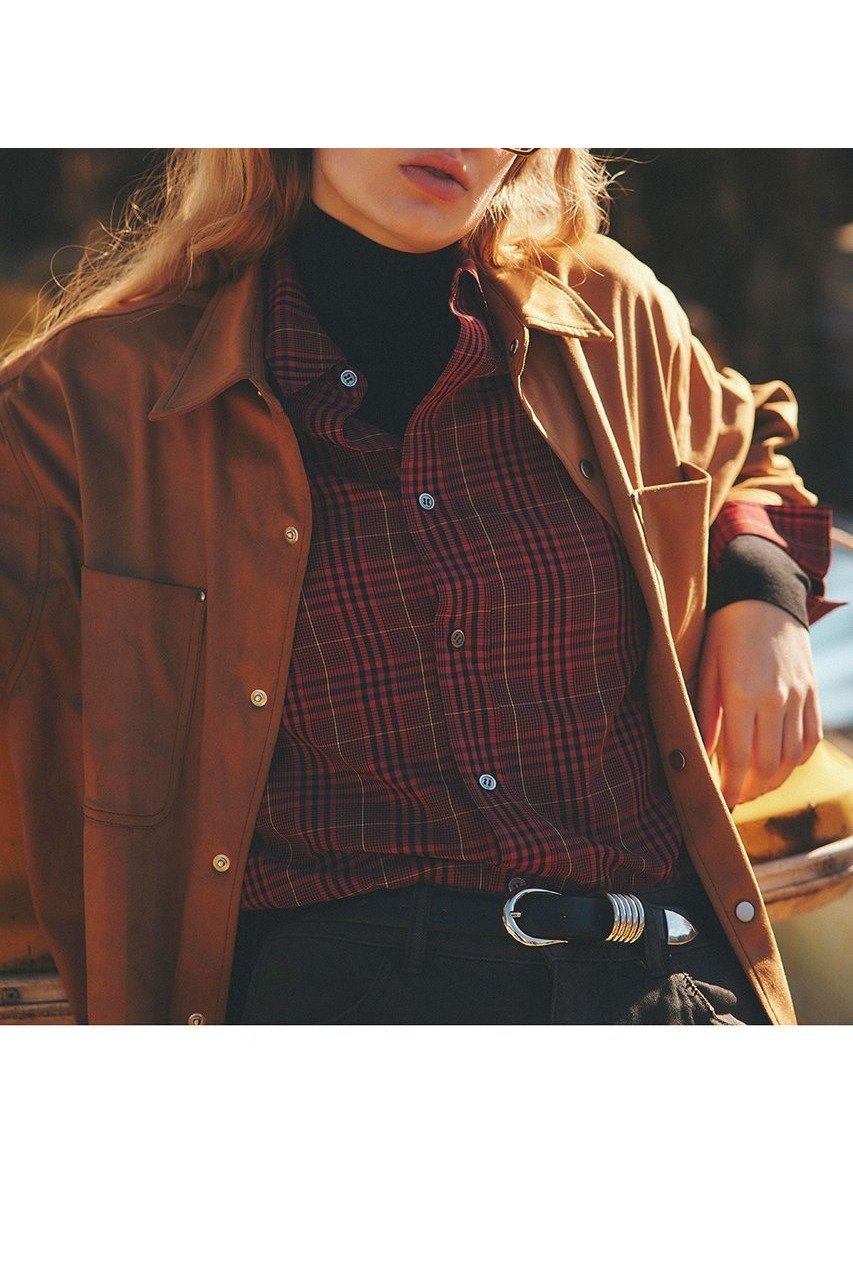 【シンゾーン/Shinzone】のスエードシャツ 人気、トレンドファッション・服の通販 founy(ファニー) 　ファッション　Fashion　レディースファッション　Fashion for Women　トップス・カットソー　Cut & Sew Tops　シャツ・ブラウス・オフィスカジュアル　Elegant Blouses & Button-Ups　2025年　2025　2025-2026秋冬・A/W　Autumn/Winter 2025–26 AW25–26　インナー　Innerwear　ジャケット　Jacket, Outerwear　スリーブ　Sleeve, Long Sleeve / Short Sleeve　ドット　Polka Dot, Dot Pattern　パッチ　Patch, Appliqué　ポケット　Pocket, Pocket Detail　ロング　Long, Long-Length　冬　Winter / This Winter　秋　Autumn　A/W・秋冬　Autumn/Winter　羽織　Haori, Light Jacket　other-6|ID: prp329100004636708 ipo3291000000033407419
