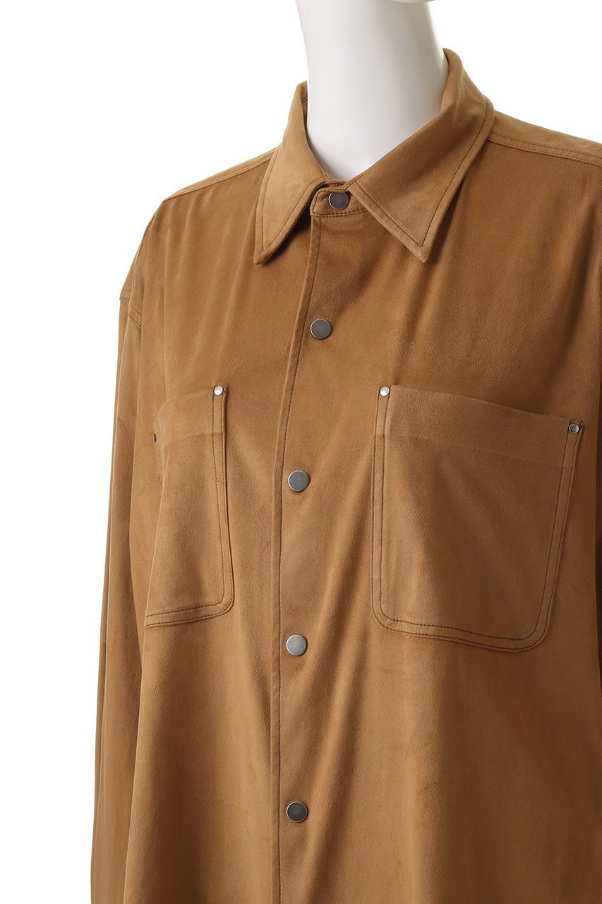 【シンゾーン/Shinzone】のスエードシャツ 人気、トレンドファッション・服の通販 founy(ファニー) 　ファッション　Fashion　レディースファッション　Fashion for Women　トップス・カットソー　Cut & Sew Tops　シャツ・ブラウス・オフィスカジュアル　Elegant Blouses & Button-Ups　インナー　Innerwear　ジャケット　Jacket, Outerwear　スリーブ　Sleeve, Long Sleeve / Short Sleeve　ドット　Polka Dot, Dot Pattern　パッチ　Patch, Appliqué　ポケット　Pocket, Pocket Detail　ロング　Long, Long-Length　冬　Winter / This Winter　秋　Autumn　羽織　Haori, Light Jacket　other-5|ID: prp329100004636708 ipo3291000000035616107