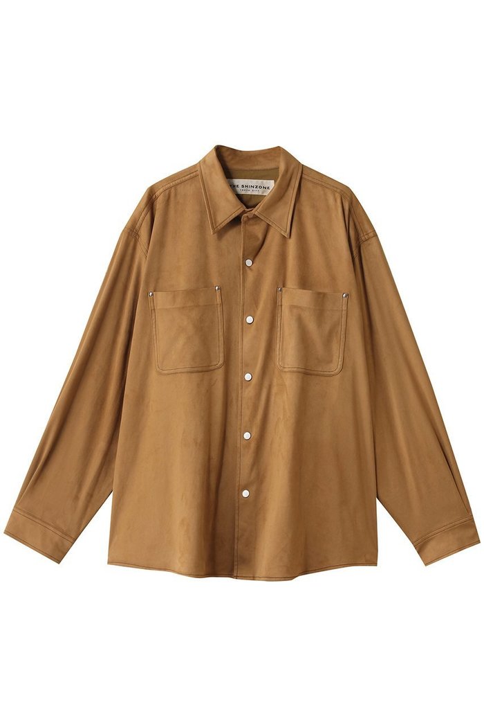 【シンゾーン/Shinzone】のスエードシャツ インテリア・キッズ・メンズ・レディースファッション・服の通販 founy(ファニー) https://founy.com/ ファッション Fashion レディースファッション Fashion for Women トップス・カットソー Cut & Sew Tops シャツ・ブラウス・オフィスカジュアル Elegant Blouses & Button-Ups インナー Innerwear ジャケット Jacket, Outerwear スリーブ Sleeve, Long Sleeve / Short Sleeve ドット Polka Dot, Dot Pattern パッチ Patch, Appliqué ポケット Pocket, Pocket Detail ロング Long, Long-Length 冬 Winter / This Winter 秋 Autumn 羽織 Haori, Light Jacket |ID: prp329100004636708 ipo3291000000036132700