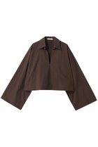 【セアン/SCEARN】のTEXTURED COTTON ブラウス Brown|ID:prp329100004636710