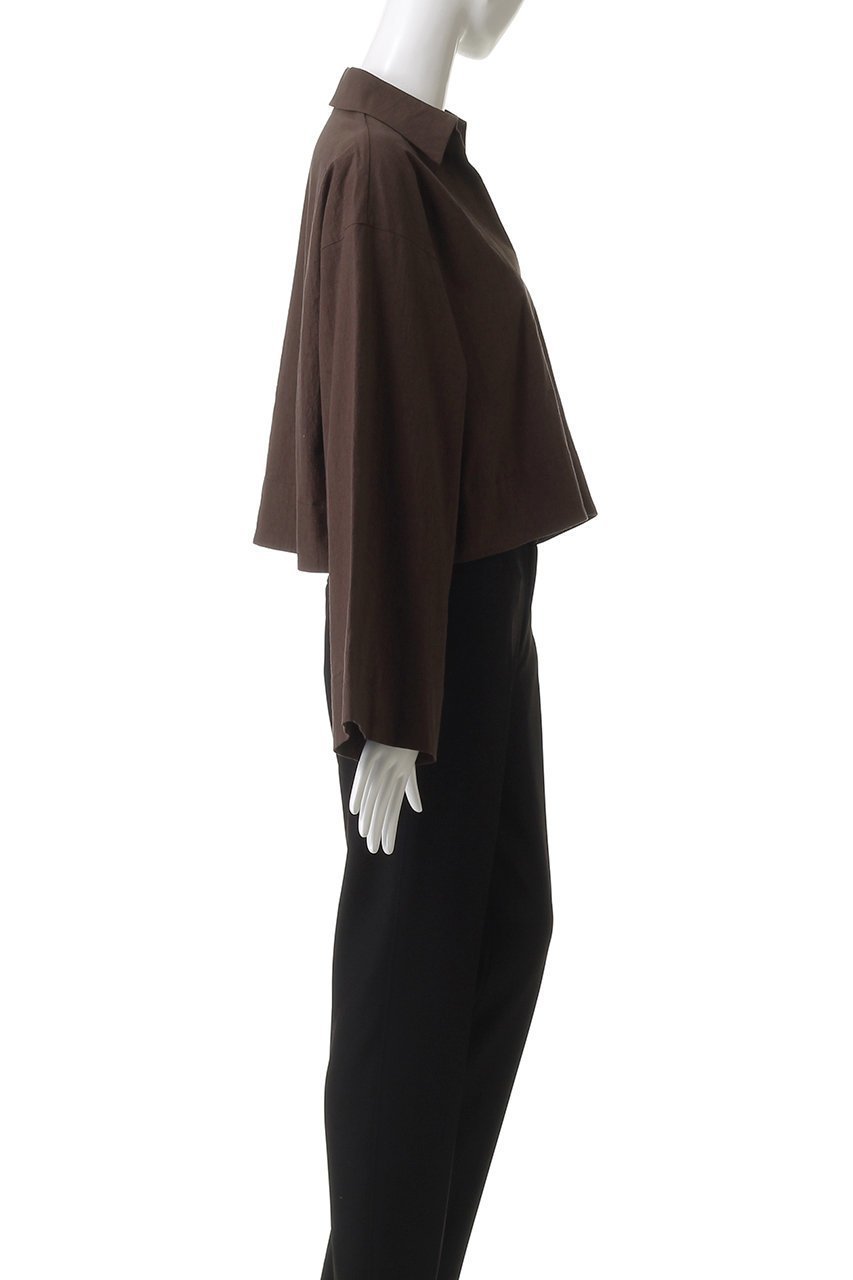 【セアン/SCEARN】のTEXTURED COTTON ブラウス 人気、トレンドファッション・服の通販 founy(ファニー) 　ファッション　Fashion　レディースファッション　Fashion for Women　トップス・カットソー　Cut & Sew Tops　シャツ・ブラウス・オフィスカジュアル　Elegant Blouses & Button-Ups　2025年　2025　2025-2026秋冬・A/W　Autumn/Winter 2025–26 AW25–26　ショルダー　Shoulder, Shoulder Strap　スキッパー　Skipper, Open Collar　スリーブ　Sleeve, Long Sleeve / Short Sleeve　ドロップ　Drop Shoulder, Dropped Style　ロング　Long, Long-Length　A/W・秋冬　Autumn/Winter　other-3|ID: prp329100004636710 ipo3291000000033407428