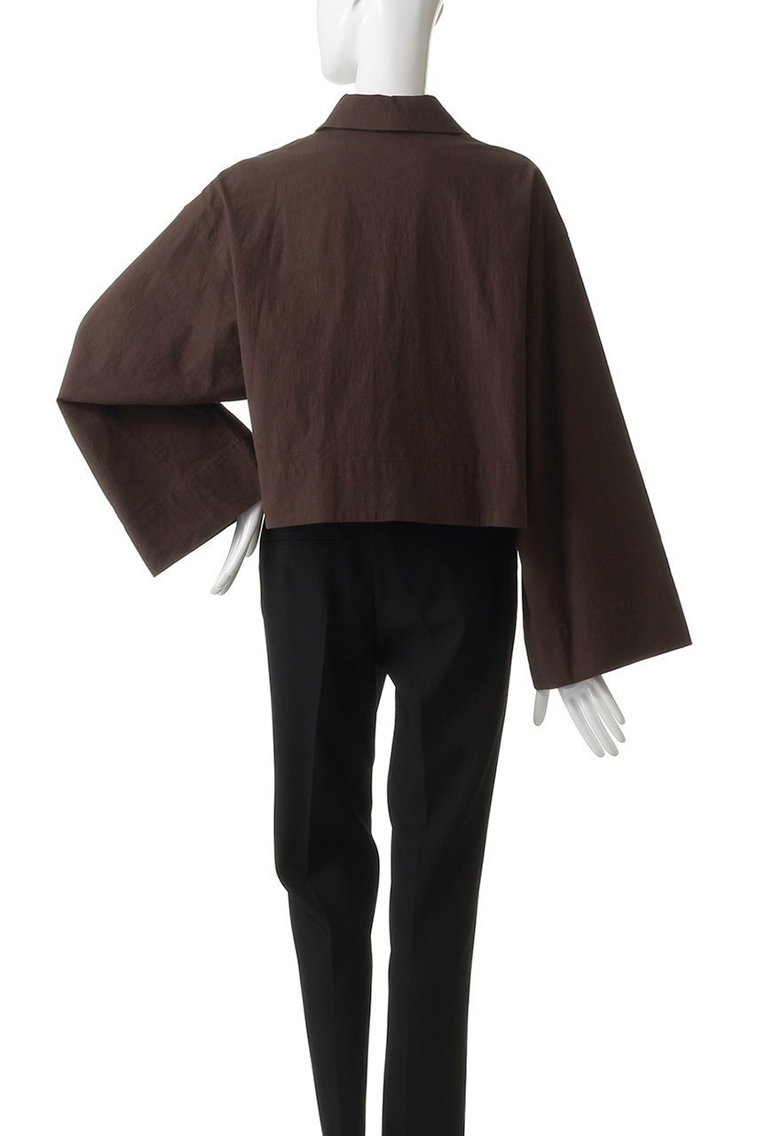【セアン/SCEARN】のTEXTURED COTTON ブラウス 人気、トレンドファッション・服の通販 founy(ファニー) 　ファッション　Fashion　レディースファッション　Fashion for Women　トップス・カットソー　Cut & Sew Tops　シャツ・ブラウス・オフィスカジュアル　Elegant Blouses & Button-Ups　2025年　2025　2025-2026秋冬・A/W　Autumn/Winter 2025–26 AW25–26　ショルダー　Shoulder, Shoulder Strap　スキッパー　Skipper, Open Collar　スリーブ　Sleeve, Long Sleeve / Short Sleeve　ドロップ　Drop Shoulder, Dropped Style　ロング　Long, Long-Length　A/W・秋冬　Autumn/Winter　other-4|ID: prp329100004636710 ipo3291000000033407429