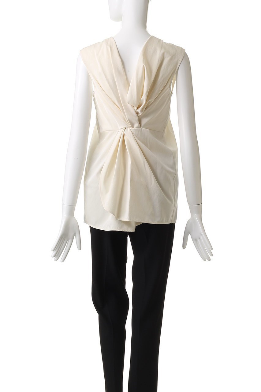 【セアン/SCEARN】のSILK COTTON CLOTH ノースリーブブラウス 人気、トレンドファッション・服の通販 founy(ファニー) 　ファッション　Fashion　レディースファッション　Fashion for Women　トップス・カットソー　Cut & Sew Tops　キャミソール&ノースリーブ　Camisoles & Sleeveless Tops　シャツ・ブラウス・オフィスカジュアル　Elegant Blouses & Button-Ups　2025年　2025　2025-2026秋冬・A/W　Autumn/Winter 2025–26 AW25–26　シルク　Silk, 100% Silk　シンプル　Simple, Minimal　ノースリーブ　Sleeveless, No-Sleeve　フロント　Front, Front Design　A/W・秋冬　Autumn/Winter　other-4|ID: prp329100004636714 ipo3291000000033407458