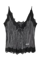 【プランク プロジェクト/PRANK PROJECT】のワッシャーレースキャミトップス / Washer Lace Cami Tops 人気、トレンドファッション・服の通販 founy(ファニー) ファッション Fashion レディースファッション Fashion for Women トップス・カットソー Cut & Sew Tops キャミソール&ノースリーブ Camisoles & Sleeveless Tops シャツ・ブラウス・オフィスカジュアル Elegant Blouses & Button-Ups おすすめ Recommended / Our Picks インナー Innerwear キャミ Camisole, Cami Top コンビ Combo, Combination Style ストライプ Stripe, Striped Pattern ノースリーブ Sleeveless, No-Sleeve ランジェリー Lingerie, Intimate Wear ランダム Random, Irregular レース Lace, Lace Fabric ワッシャー Washer, Crinkled Finish 羽織 Haori, Light Jacket thumbnail GRY(グレー)|ID: prp329100004636718 ipo3291000000035759365
