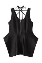 【プランク プロジェクト/PRANK PROJECT】のストレッチダブルサテンスクエアヘムトップ / Stretch Double Satin Square Hem Top BLK(ブラック)|ID: prp329100004636719 ipo3291000000033407497