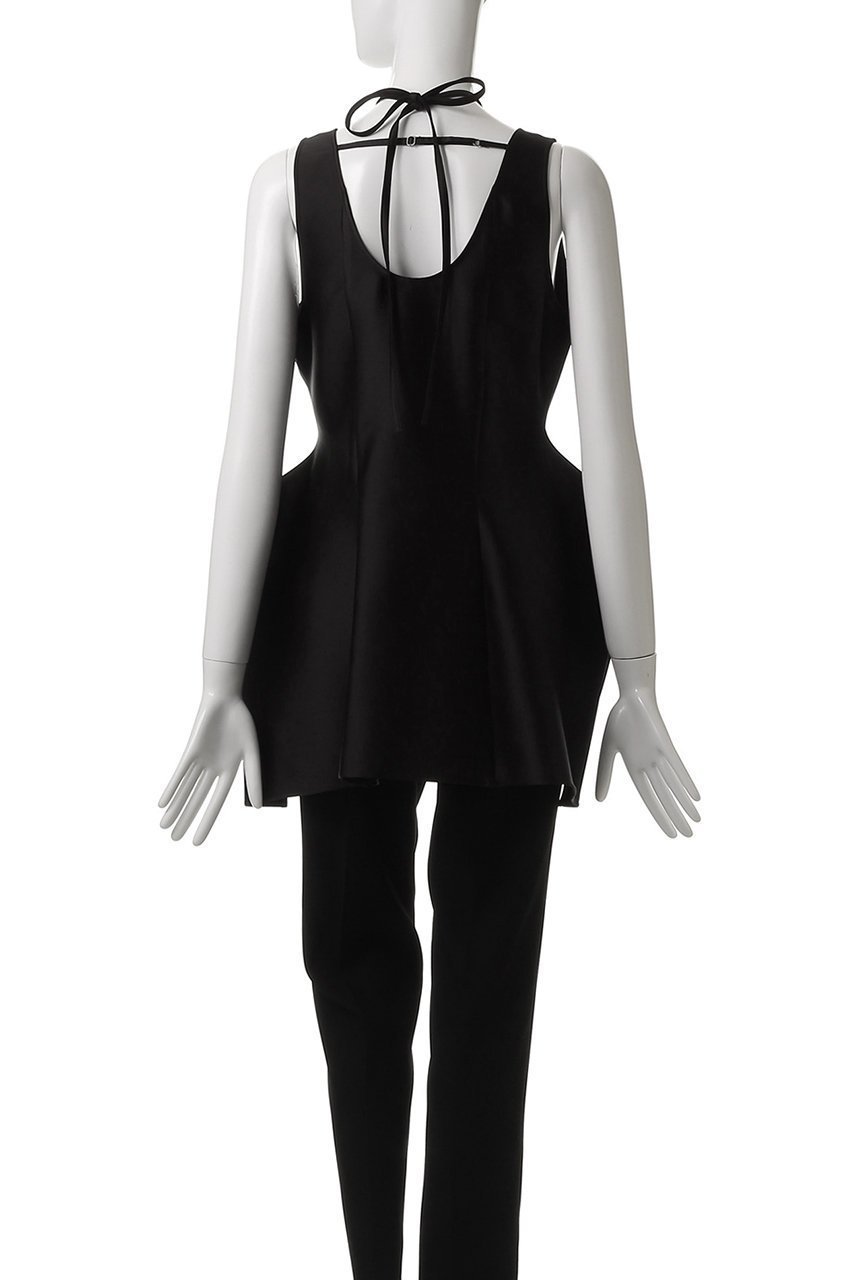 【プランク プロジェクト/PRANK PROJECT】のストレッチダブルサテンスクエアヘムトップ / Stretch Double Satin Square Hem Top 人気、トレンドファッション・服の通販 founy(ファニー) 　ファッション　Fashion　レディースファッション　Fashion for Women　トップス・カットソー　Cut & Sew Tops　シャツ・ブラウス・オフィスカジュアル　Elegant Blouses & Button-Ups　ショート　Short, Short Length　スクエア　Square, Square Shape　スリーブ　Sleeve, Long Sleeve / Short Sleeve　フォーマル　Formal, Dressy　other-4|ID: prp329100004636719 ipo3291000000033407502