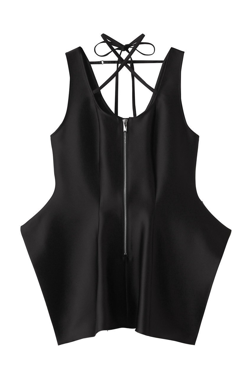 【プランク プロジェクト/PRANK PROJECT】のストレッチダブルサテンスクエアヘムトップ / Stretch Double Satin Square Hem Top 人気、トレンドファッション・服の通販 founy(ファニー) ファッション Fashion レディースファッション Fashion for Women トップス・カットソー Cut & Sew Tops シャツ・ブラウス・オフィスカジュアル Elegant Blouses & Button-Ups ショート Short, Short Length スクエア Square, Square Shape スリーブ Sleeve, Long Sleeve / Short Sleeve フォーマル Formal, Dressy other-1|ID: prp329100004636719 ipo3291000000035837736