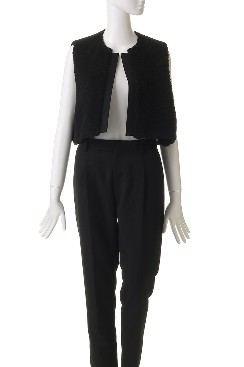 【サクラ/SACRA】のプードルファーショートベスト 人気、トレンドファッション・服の通販 founy(ファニー) 　ファッション　Fashion　レディースファッション　Fashion for Women　アウター　Coat / Outerwear Collection　レディースジャケット・軽アウター　Jackets　2025年　2025　2025-2026秋冬・A/W　Autumn/Winter 2025–26 AW25–26　クロップド　Cropped, Short Length　ジャケット　Jacket, Outerwear　バランス　Balance, Style Balance　ベスト　Vest, Waistcoat　A/W・秋冬　Autumn/Winter　other-2|ID: prp329100004636727 ipo3291000000033407566
