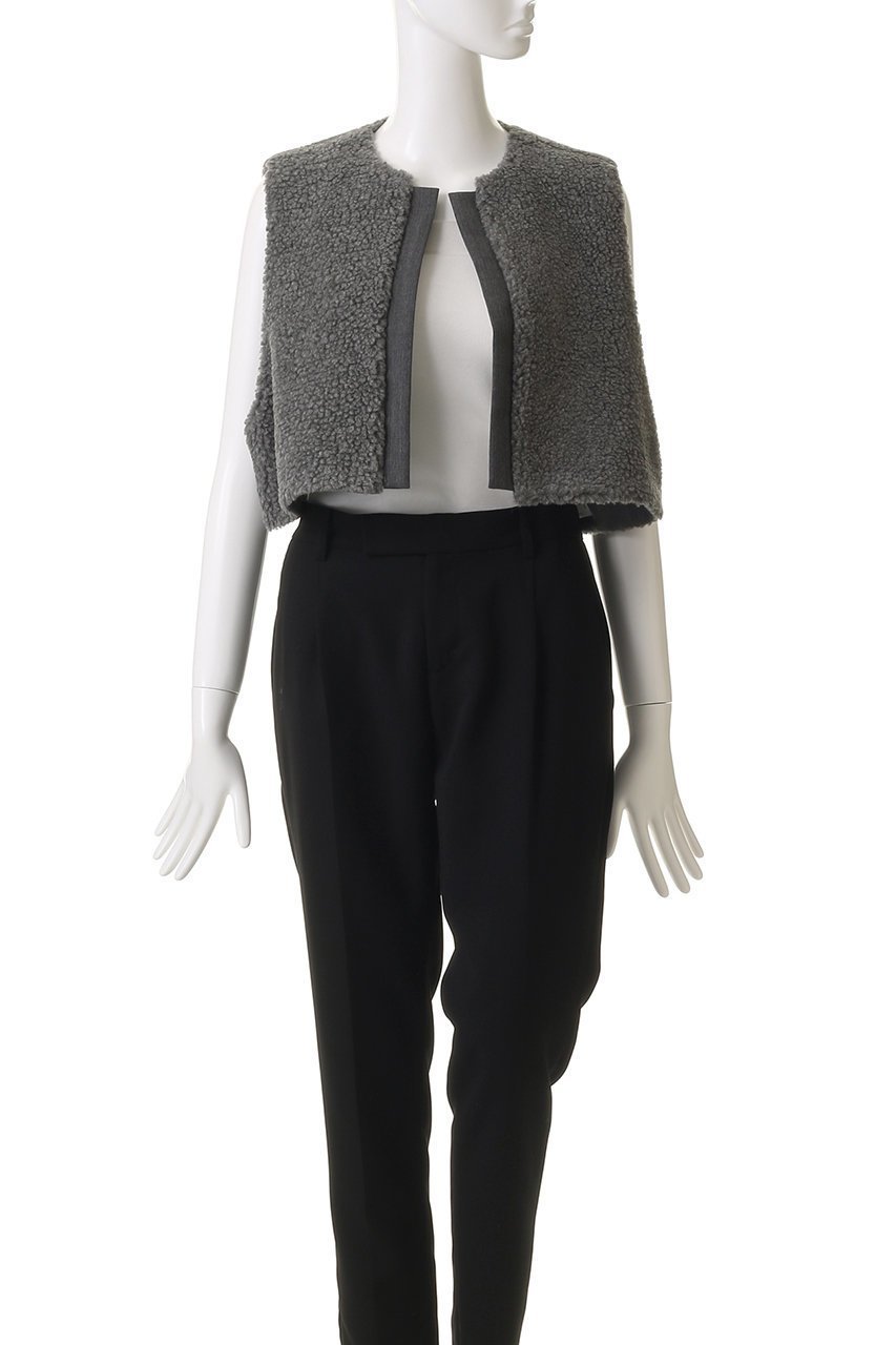 【サクラ/SACRA】のプードルファーショートベスト 人気、トレンドファッション・服の通販 founy(ファニー) 　ファッション　Fashion　レディースファッション　Fashion for Women　アウター　Coat / Outerwear Collection　レディースジャケット・軽アウター　Jackets　クロップド　Cropped, Short Length　ジャケット　Jacket, Outerwear　バランス　Balance, Style Balance　ベスト　Vest, Waistcoat　A/W・秋冬　Autumn/Winter　other-2|ID: prp329100004636727 ipo3291000000034853974