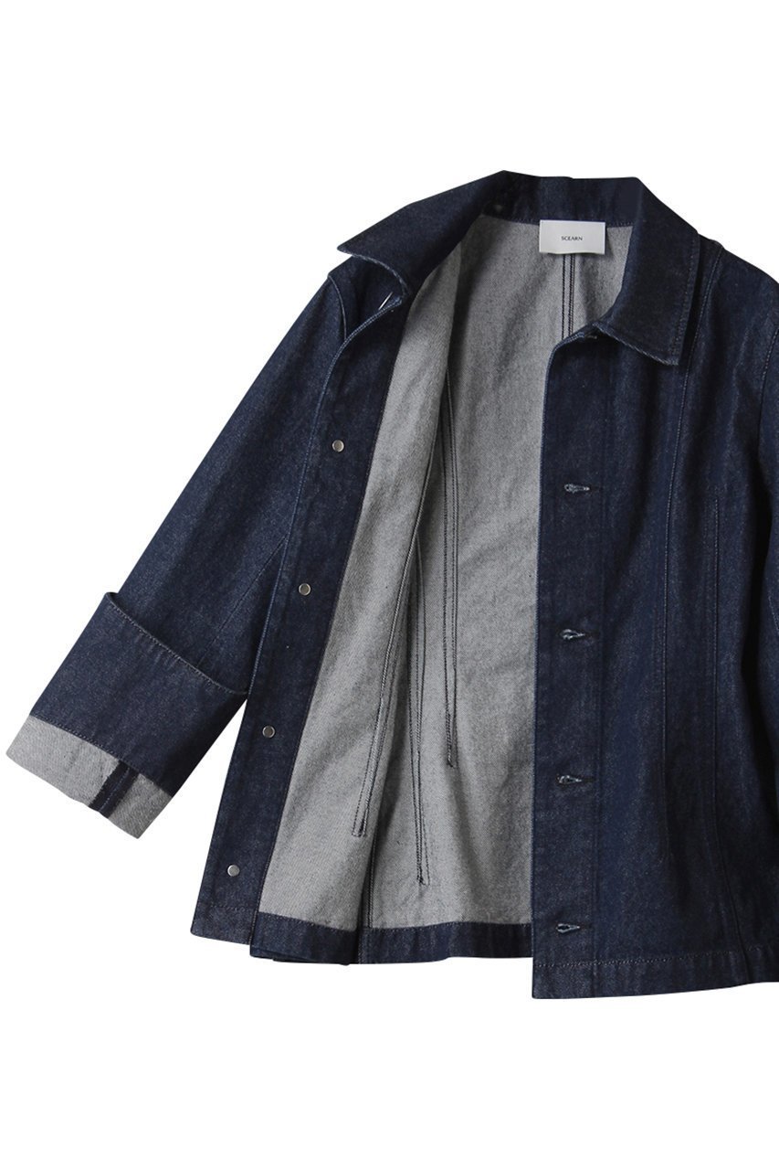 【セアン/SCEARN】のDENIM ジャケット 人気、トレンドファッション・服の通販 founy(ファニー) 　ファッション　Fashion　レディースファッション　Fashion for Women　アウター　Coat / Outerwear Collection　レディースジャケット・軽アウター　Jackets　ジャケット　Jacket, Outerwear　デニム　Denim, Jeans Material　フェミニン　Feminine, Girly　ロング　Long, Long-Length　other-6|ID: prp329100004636729 ipo3291000000036038836