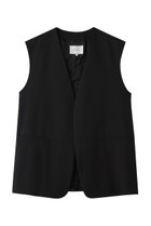 【ベイジ,/BEIGE,】の0813ZEPHYR(ゼファー)/ウールライクノーカラージレ Black|ID: prp329100004636730 ipo3291000000033407588