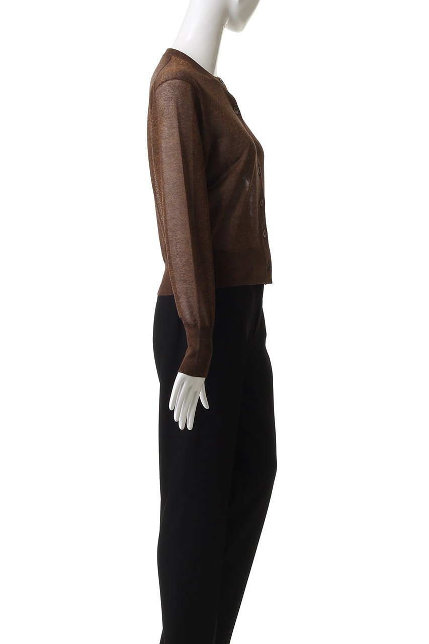 【デザイン ワークス/DESIGN WORKS】のラメクルーカーディガン 人気、トレンドファッション・服の通販 founy(ファニー) 　ファッション　Fashion　レディースファッション　Fashion for Women　トップス・カットソー　Cut & Sew Tops　ニット　Knit Tops & Sweaters　カーディガン・羽織り　Layered Style Cardigans　2025年　2025　2025-2026秋冬・A/W　Autumn/Winter 2025–26 AW25–26　おすすめ　Recommended / Our Picks　カーディガン　Cardigan, Knitwear　シンプル　Simple, Minimal　セットアップ　Set-Up, Coordinated Outfit　リブニット　Rib Knit, Ribbed Knit　A/W・秋冬　Autumn/Winter　other-3|ID: prp329100004636732 ipo3291000000033407605