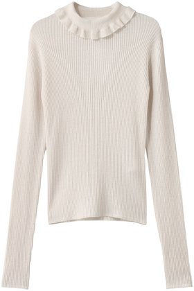 【ビリティス ディセッタン/Bilitis dix-sept ans】のフリルカラープルオーバー 人気、トレンドファッション・服の通販 founy(ファニー) ファッション Fashion レディースファッション Fashion for Women トップス・カットソー Cut & Sew Tops ニット Knit Tops & Sweaters カジュアルプルオーバー・ニットトップス Pullovers & Knit Tops / Casual Pullovers 2025年 2025 2025-2026秋冬・A/W Autumn/Winter 2025–26 AW25–26 ウォッシャブル Machine Washable トレンド Trend, Trending Now フィット Fit, Slim Fit フリル Frill, Ruffle A/W・秋冬 Autumn/Winter |ID:prp329100004636736