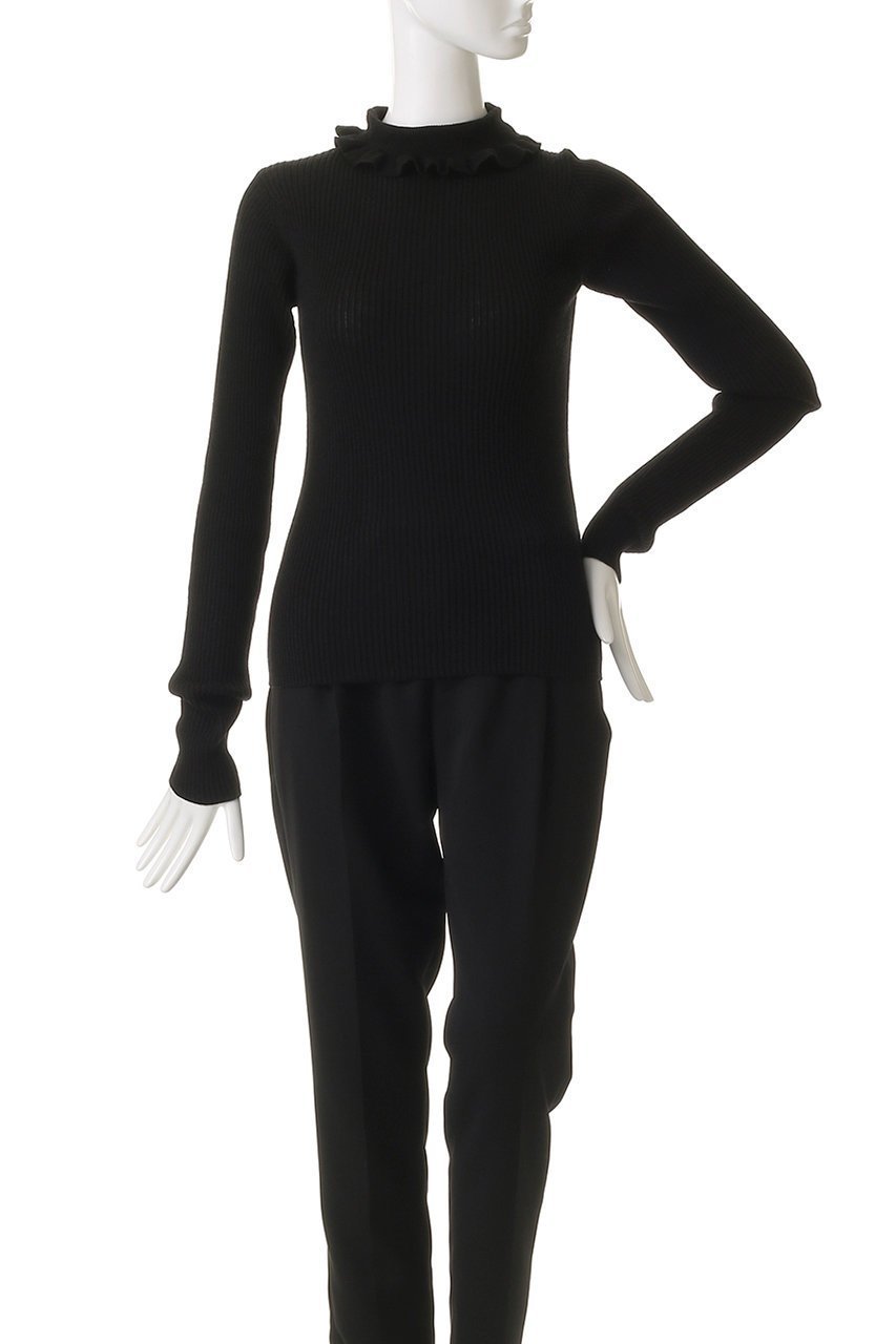 【ビリティス ディセッタン/Bilitis dix-sept ans】のフリルカラープルオーバー 人気、トレンドファッション・服の通販 founy(ファニー) 　ファッション　Fashion　レディースファッション　Fashion for Women　トップス・カットソー　Cut & Sew Tops　ニット　Knit Tops & Sweaters　カジュアルプルオーバー・ニットトップス　Pullovers & Knit Tops / Casual Pullovers　2025年　2025　2025-2026秋冬・A/W　Autumn/Winter 2025–26 AW25–26　ウォッシャブル　Machine Washable　トレンド　Trend, Trending Now　フィット　Fit, Slim Fit　フリル　Frill, Ruffle　A/W・秋冬　Autumn/Winter　other-2|ID: prp329100004636736 ipo3291000000033407636