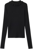 【ビリティス ディセッタン/Bilitis dix-sept ans】のフリルカラープルオーバー ブラック|ID: prp329100004636736 ipo3291000000035364101