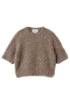 【ベイジ,/BEIGE,】の0813SENECA(セニカ)/アルパカウールショートシャギーニット Taupe|ID: prp329100004636739 ipo3291000000033407660
