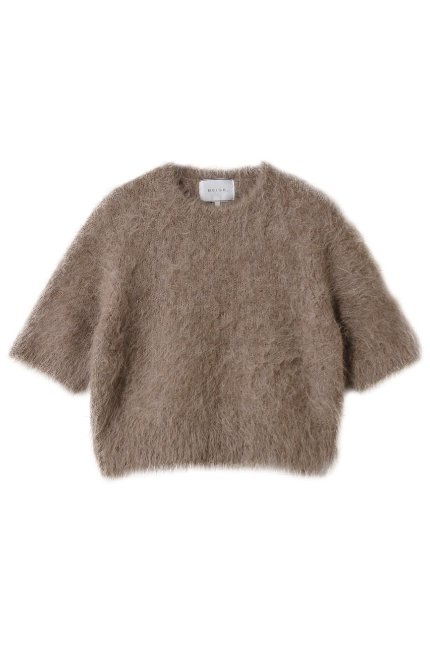 【ベイジ,/BEIGE,】の0813SENECA(セニカ)/アルパカウールショートシャギーニット インテリア・キッズ・メンズ・レディースファッション・服の通販 founy(ファニー) 　ファッション　Fashion　レディースファッション　Fashion for Women　トップス・カットソー　Cut & Sew Tops　ニット　Knit Tops & Sweaters　カジュアルプルオーバー・ニットトップス　Pullovers & Knit Tops / Casual Pullovers　2025年　2025　2025-2026秋冬・A/W　Autumn/Winter 2025–26 AW25–26　なめらか　Smooth, Silky Texture　A/W・秋冬　Autumn/Winter　Taupe|ID: prp329100004636739 ipo3291000000033407660