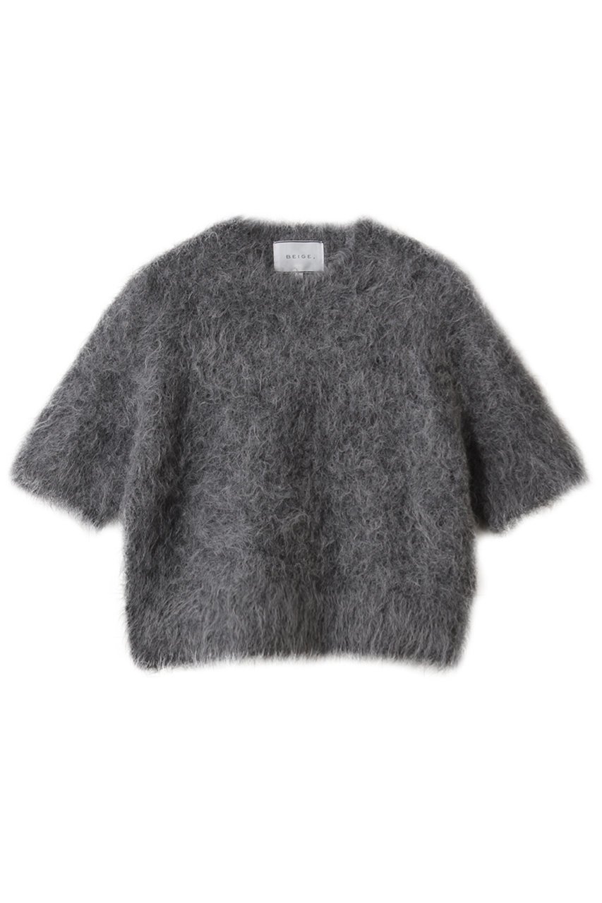【ベイジ,/BEIGE,】の0813SENECA(セニカ)/アルパカウールショートシャギーニット インテリア・キッズ・メンズ・レディースファッション・服の通販 founy(ファニー) 　ファッション　Fashion　レディースファッション　Fashion for Women　トップス・カットソー　Cut & Sew Tops　ニット　Knit Tops & Sweaters　カジュアルプルオーバー・ニットトップス　Pullovers & Knit Tops / Casual Pullovers　2025年　2025　2025-2026秋冬・A/W　Autumn/Winter 2025–26 AW25–26　なめらか　Smooth, Silky Texture　A/W・秋冬　Autumn/Winter　Md.Gray|ID: prp329100004636739 ipo3291000000033407662