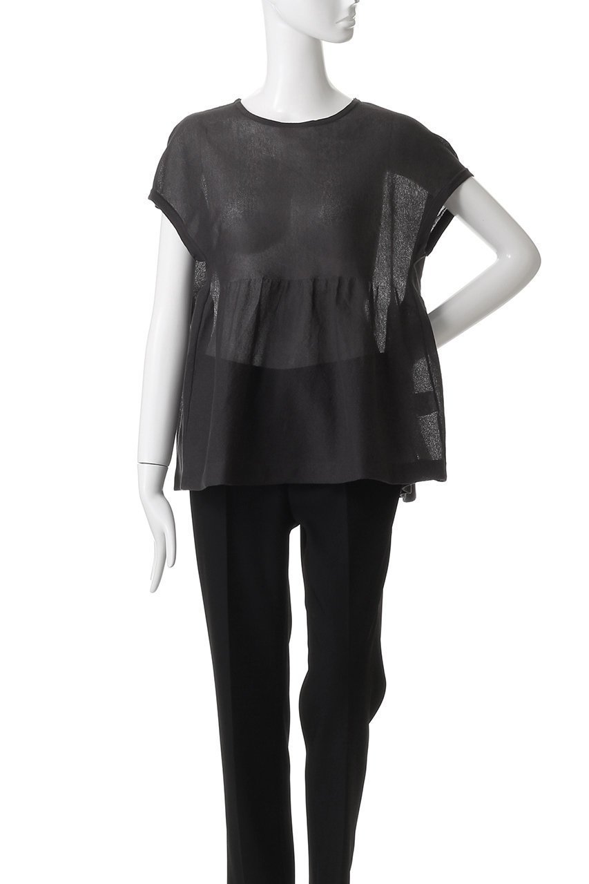 【アナイ/ANAYI】のシアーケーププルオーバー 人気、トレンドファッション・服の通販 founy(ファニー) 　ファッション　Fashion　レディースファッション　Fashion for Women　トップス・カットソー　Cut & Sew Tops　ニット　Knit Tops & Sweaters　カジュアルプルオーバー・ニットトップス　Pullovers & Knit Tops / Casual Pullovers　2025年　2025　2025-2026秋冬・A/W　Autumn/Winter 2025–26 AW25–26　ギャザー　Gathered, Ruffled　フェミニン　Feminine, Girly　ペプラム　Peplum, Flared Hem　夏　Summer　A/W・秋冬　Autumn/Winter　other-2|ID: prp329100004636746 ipo3291000000033407707