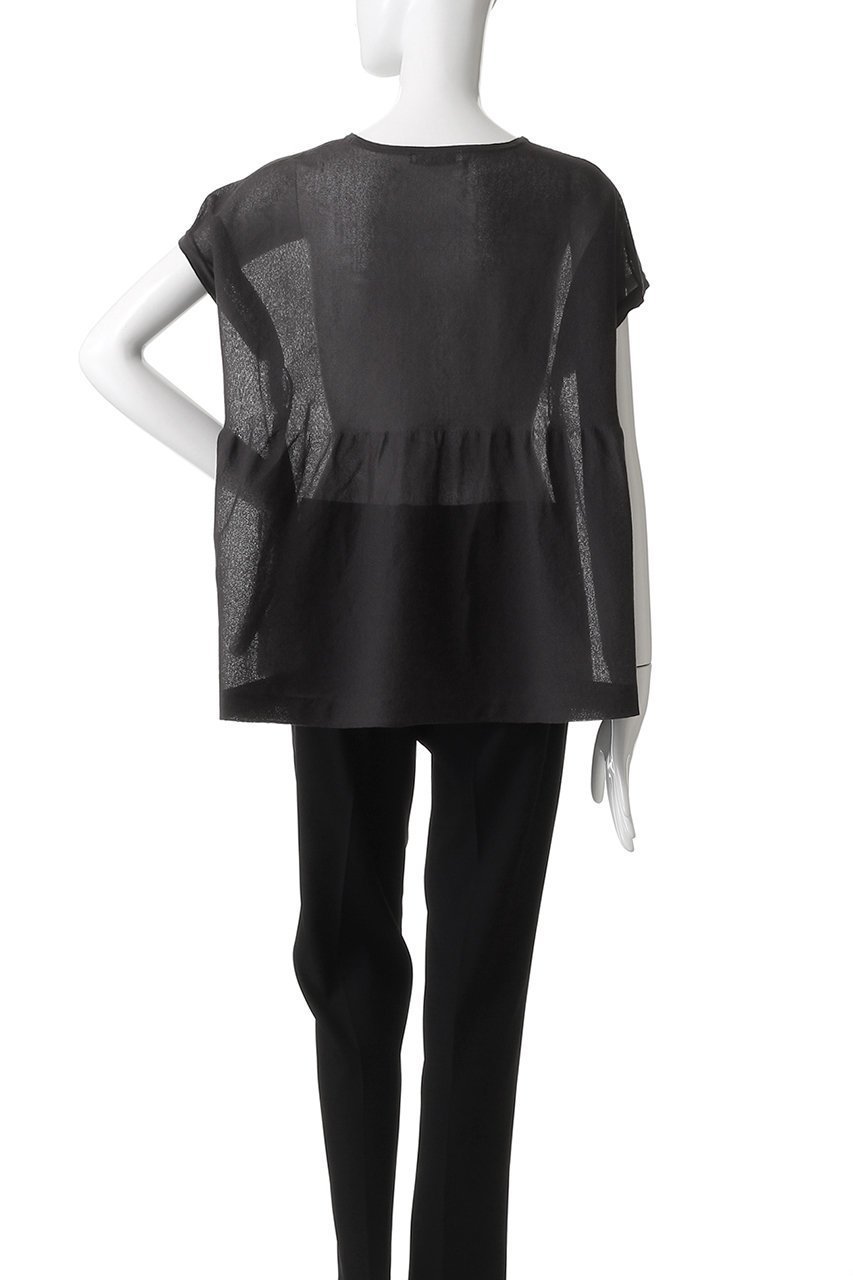【アナイ/ANAYI】のシアーケーププルオーバー 人気、トレンドファッション・服の通販 founy(ファニー) 　ファッション　Fashion　レディースファッション　Fashion for Women　トップス・カットソー　Cut & Sew Tops　ニット　Knit Tops & Sweaters　カジュアルプルオーバー・ニットトップス　Pullovers & Knit Tops / Casual Pullovers　2025年　2025　2025-2026秋冬・A/W　Autumn/Winter 2025–26 AW25–26　ギャザー　Gathered, Ruffled　フェミニン　Feminine, Girly　ペプラム　Peplum, Flared Hem　夏　Summer　A/W・秋冬　Autumn/Winter　other-4|ID: prp329100004636746 ipo3291000000033407711