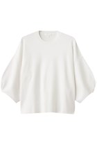 【ウィムガゼット/Whim Gazette】の【Drawing Numbers】コットン袖パフニット オフホワイト|ID: prp329100004636757 ipo3291000000036867801