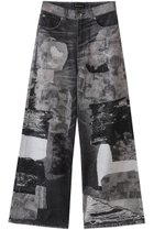 【メゾンスペシャル/MAISON SPECIAL】のPatchwork Printed Denim Pants/パッチワークプリントデニム BLK(ブラック)|ID: prp329100004636761 ipo3291000000036132760