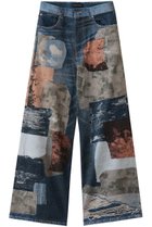 【メゾンスペシャル/MAISON SPECIAL】のPatchwork Printed Denim Pants/パッチワークプリントデニム BLU(ブルー)|ID: prp329100004636761 ipo3291000000036132761