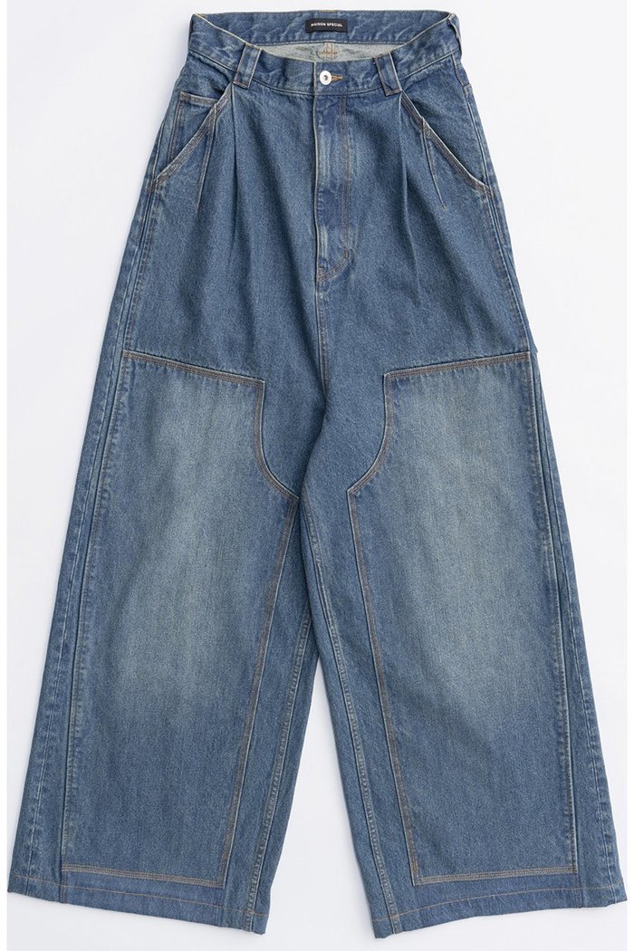 【メゾンスペシャル/MAISON SPECIAL】のHigh Waist Denim Work Pants/ハイウエストデニムワークパンツ インテリア・キッズ・メンズ・レディースファッション・服の通販 founy(ファニー) https://founy.com/ ファッション Fashion レディースファッション Fashion for Women パンツ Pants & Trousers デニムパンツ・ジーンズ・美脚デニム Denim Jeans & Pants 2025年 2025 2025-2026秋冬・A/W Autumn/Winter 2025–26 AW25–26 シンプル Simple, Minimal デニム Denim, Jeans Material トレンド Trend, Trending Now フォルム Silhouette, Form 定番 Standard, Basic Item A/W・秋冬 Autumn/Winter |ID: prp329100004636768 ipo3291000000033407848