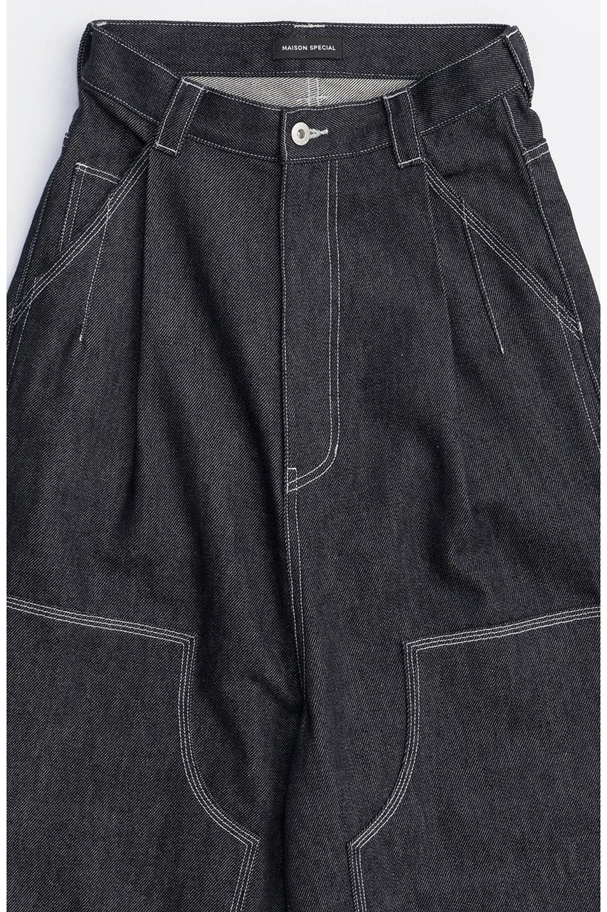 【メゾンスペシャル/MAISON SPECIAL】のHigh Waist Denim Work Pants/ハイウエストデニムワークパンツ 人気、トレンドファッション・服の通販 founy(ファニー) 　ファッション　Fashion　レディースファッション　Fashion for Women　パンツ　Pants & Trousers　デニムパンツ・ジーンズ・美脚デニム　Denim Jeans & Pants　2025年　2025　2025-2026秋冬・A/W　Autumn/Winter 2025–26 AW25–26　シンプル　Simple, Minimal　デニム　Denim, Jeans Material　トレンド　Trend, Trending Now　フォルム　Silhouette, Form　定番　Standard, Basic Item　A/W・秋冬　Autumn/Winter　other-2|ID: prp329100004636768 ipo3291000000033407854