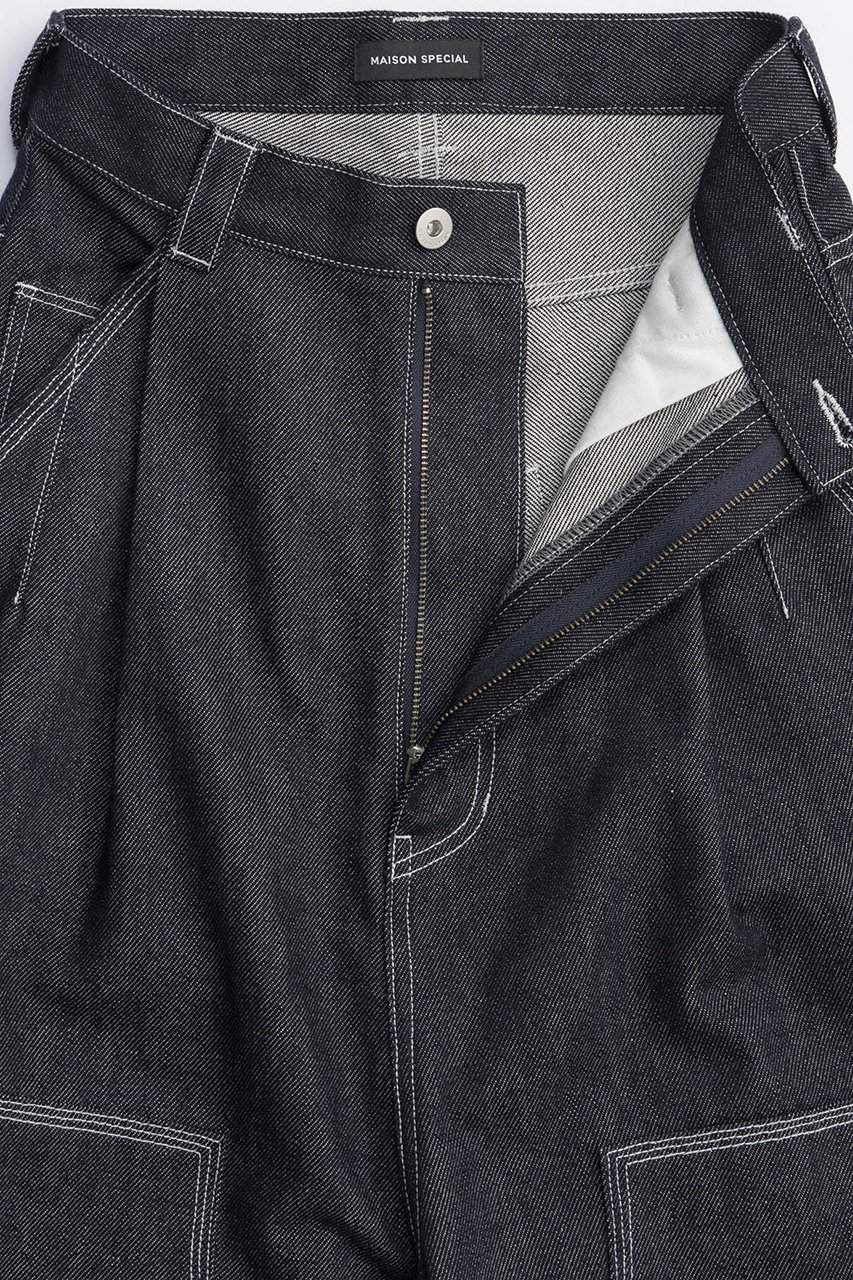 【メゾンスペシャル/MAISON SPECIAL】のHigh Waist Denim Work Pants/ハイウエストデニムワークパンツ 人気、トレンドファッション・服の通販 founy(ファニー) 　ファッション　Fashion　レディースファッション　Fashion for Women　パンツ　Pants & Trousers　デニムパンツ・ジーンズ・美脚デニム　Denim Jeans & Pants　2025年　2025　2025-2026秋冬・A/W　Autumn/Winter 2025–26 AW25–26　シンプル　Simple, Minimal　デニム　Denim, Jeans Material　トレンド　Trend, Trending Now　フォルム　Silhouette, Form　定番　Standard, Basic Item　A/W・秋冬　Autumn/Winter　other-3|ID: prp329100004636768 ipo3291000000033407855