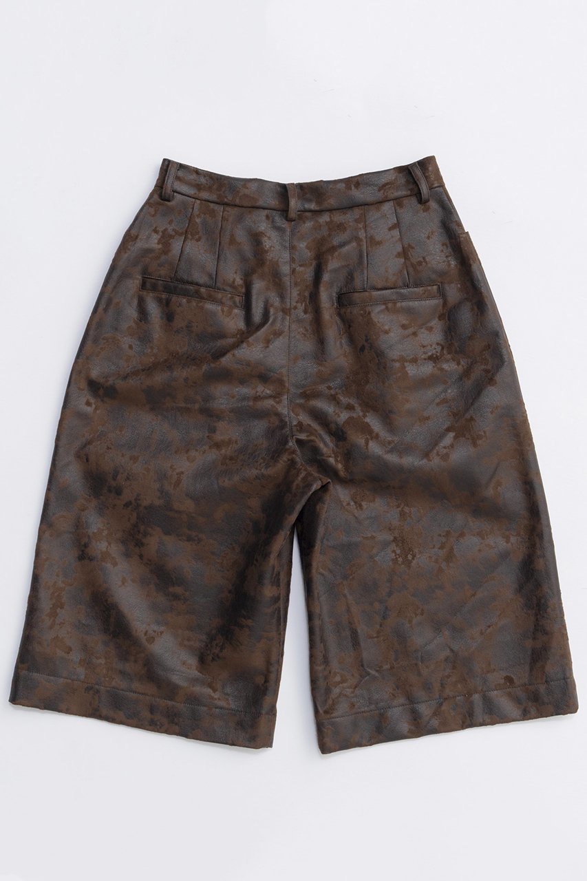 【メゾンスペシャル/MAISON SPECIAL】のCow Pattern Leather Shorts/COW柄レザーショートパンツ 人気、トレンドファッション・服の通販 founy(ファニー) 　ファッション　Fashion　レディースファッション　Fashion for Women　パンツ　Pants & Trousers　ショートパンツ・ハーフパンツ　High-Waisted & Relaxed Shorts　2025年　2025　2025-2026秋冬・A/W　Autumn/Winter 2025–26 AW25–26　ショート　Short, Short Length　シンプル　Simple, Minimal　ハーフ　Half, Half-Length　ワイド　Wide, Wide Fit　A/W・秋冬　Autumn/Winter　other-5|ID: prp329100004636769 ipo3291000000033407871