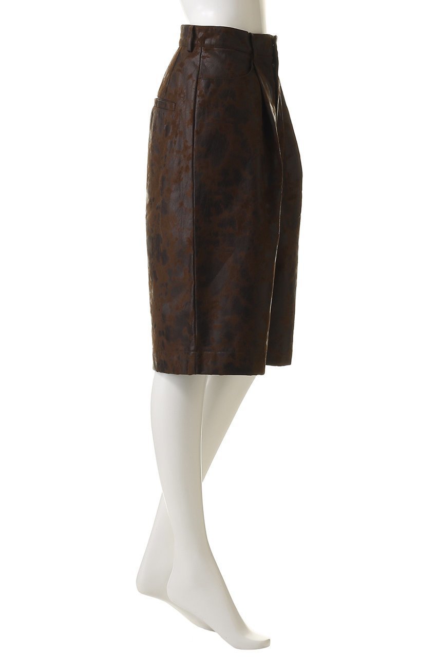 【メゾンスペシャル/MAISON SPECIAL】のCow Pattern Leather Shorts/COW柄レザーショートパンツ 人気、トレンドファッション・服の通販 founy(ファニー) 　ファッション　Fashion　レディースファッション　Fashion for Women　パンツ　Pants & Trousers　ショートパンツ・ハーフパンツ　High-Waisted & Relaxed Shorts　ショート　Short, Short Length　シンプル　Simple, Minimal　ハーフ　Half, Half-Length　フェイクレザー　Faux Leather, PU Leather　ワイド　Wide, Wide Fit　other-3|ID: prp329100004636769 ipo3291000000035759386
