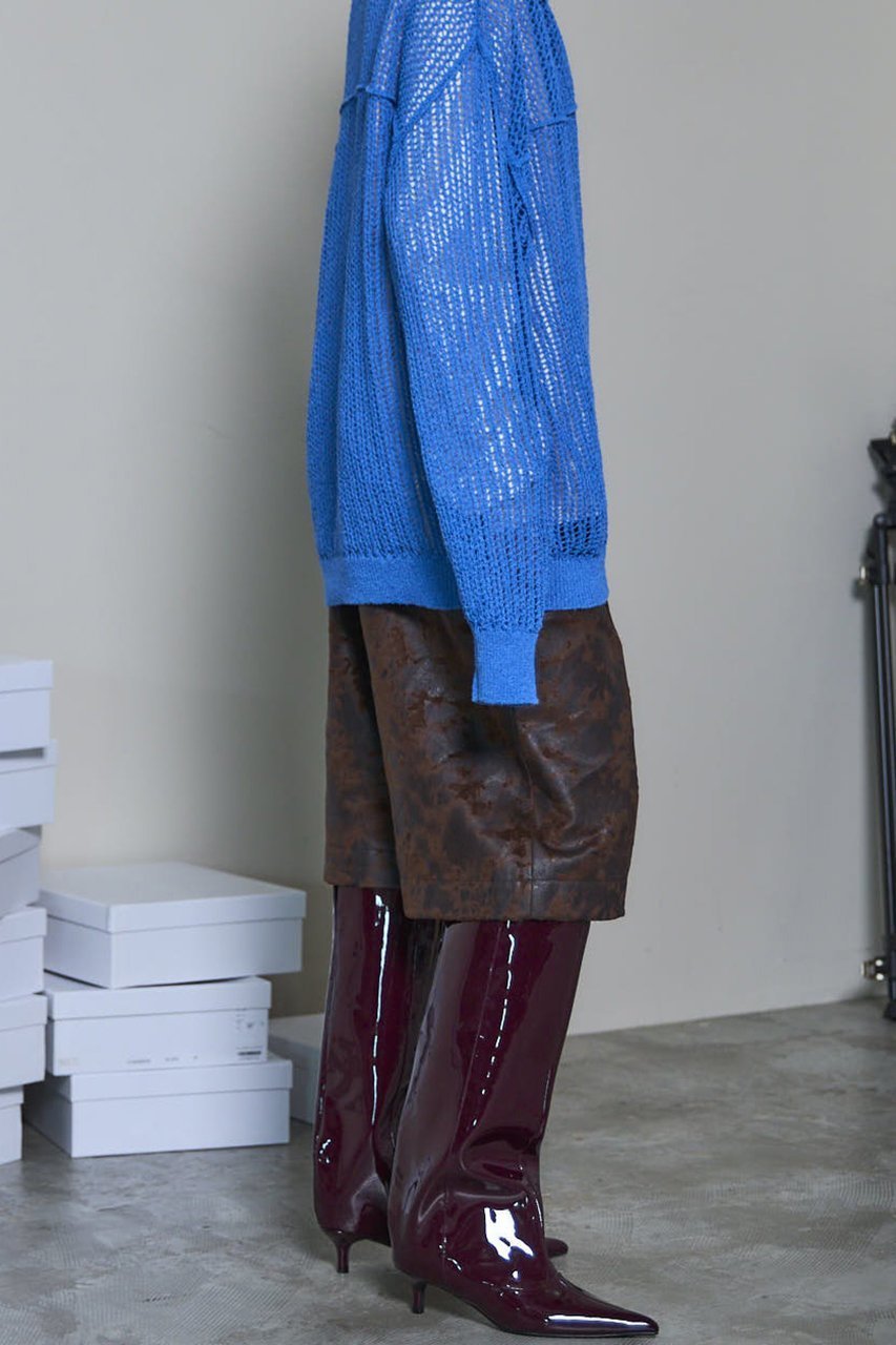 【メゾンスペシャル/MAISON SPECIAL】のCow Pattern Leather Shorts/COW柄レザーショートパンツ 人気、トレンドファッション・服の通販 founy(ファニー) 　ファッション　Fashion　レディースファッション　Fashion for Women　パンツ　Pants & Trousers　ショートパンツ・ハーフパンツ　High-Waisted & Relaxed Shorts　ショート　Short, Short Length　シンプル　Simple, Minimal　ハーフ　Half, Half-Length　フェイクレザー　Faux Leather, PU Leather　ワイド　Wide, Wide Fit　other-8|ID: prp329100004636769 ipo3291000000035759391