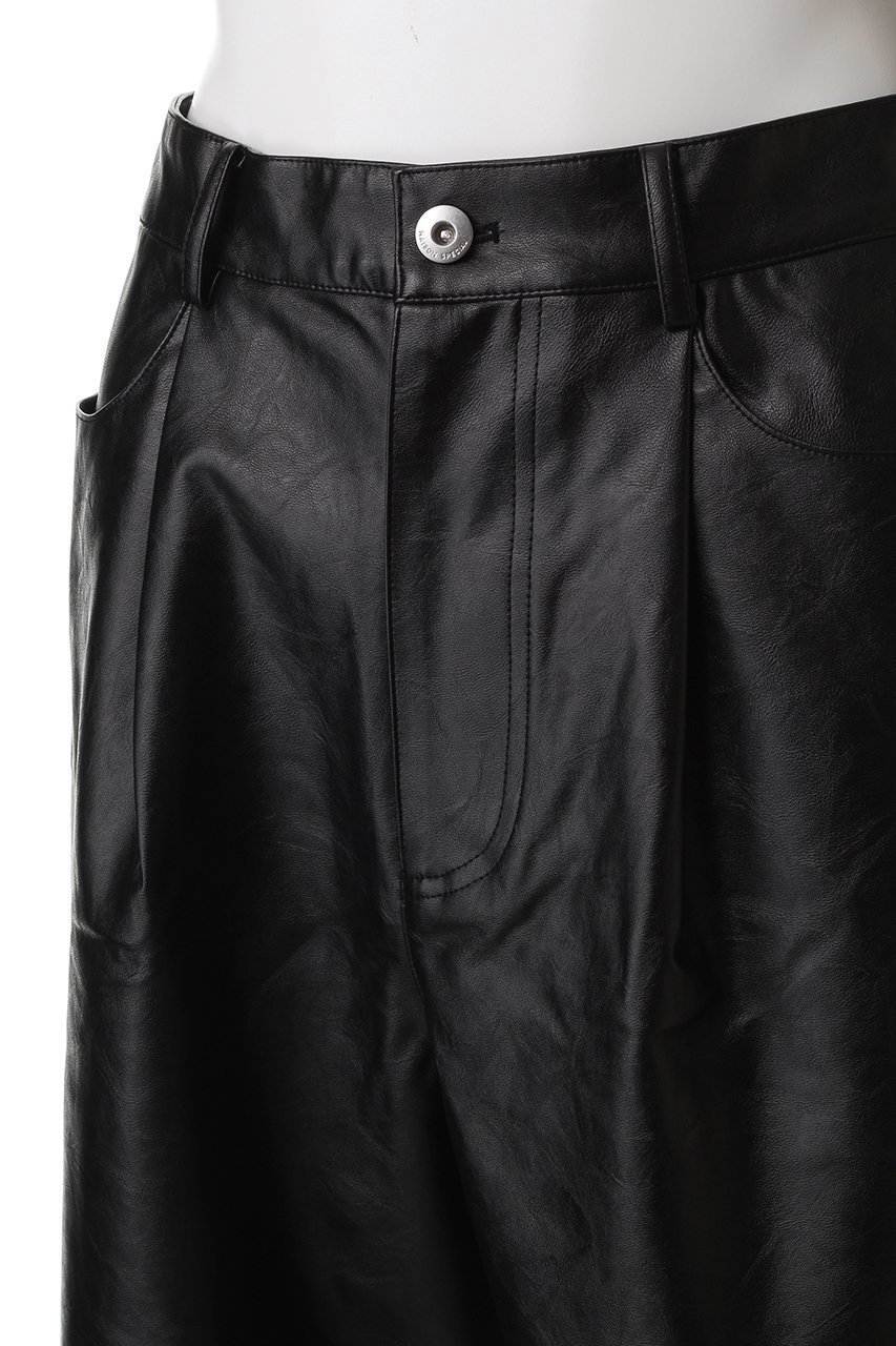 【メゾンスペシャル/MAISON SPECIAL】のLeather Shorts/レザーショートパンツ 人気、トレンドファッション・服の通販 founy(ファニー) 　ファッション　Fashion　レディースファッション　Fashion for Women　パンツ　Pants & Trousers　ショートパンツ・ハーフパンツ　High-Waisted & Relaxed Shorts　ショート　Short, Short Length　シンプル　Simple, Minimal　ハーフ　Half, Half-Length　フェイクレザー　Faux Leather, PU Leather　ワイド　Wide, Wide Fit　other-5|ID: prp329100004636770 ipo3291000000035759398