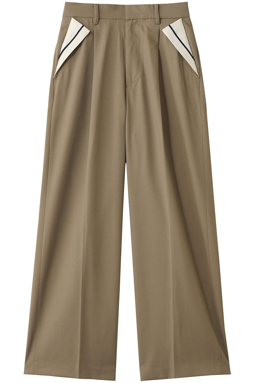 【メゾンスペシャル/MAISON SPECIAL】のCenter Crease Straight Pants/センタープレスストレートパンツ インテリア・キッズ・メンズ・レディースファッション・服の通販 founy(ファニー) 　ファッション　Fashion　レディースファッション　Fashion for Women　パンツ　Pants & Trousers　2025年　2025　2025-2026秋冬・A/W　Autumn/Winter 2025–26 AW25–26　シンプル　Simple, Minimal　ストレッチ　Stretch, Stretchy Fabric　ストレート　Straight, Straight Cut　センター　Center, Center Line　ポケット　Pocket, Pocket Detail　エレガント 上品　Elegant　A/W・秋冬　Autumn/Winter　BGE(ベージュ)|ID: prp329100004636773 ipo3291000000033486675
