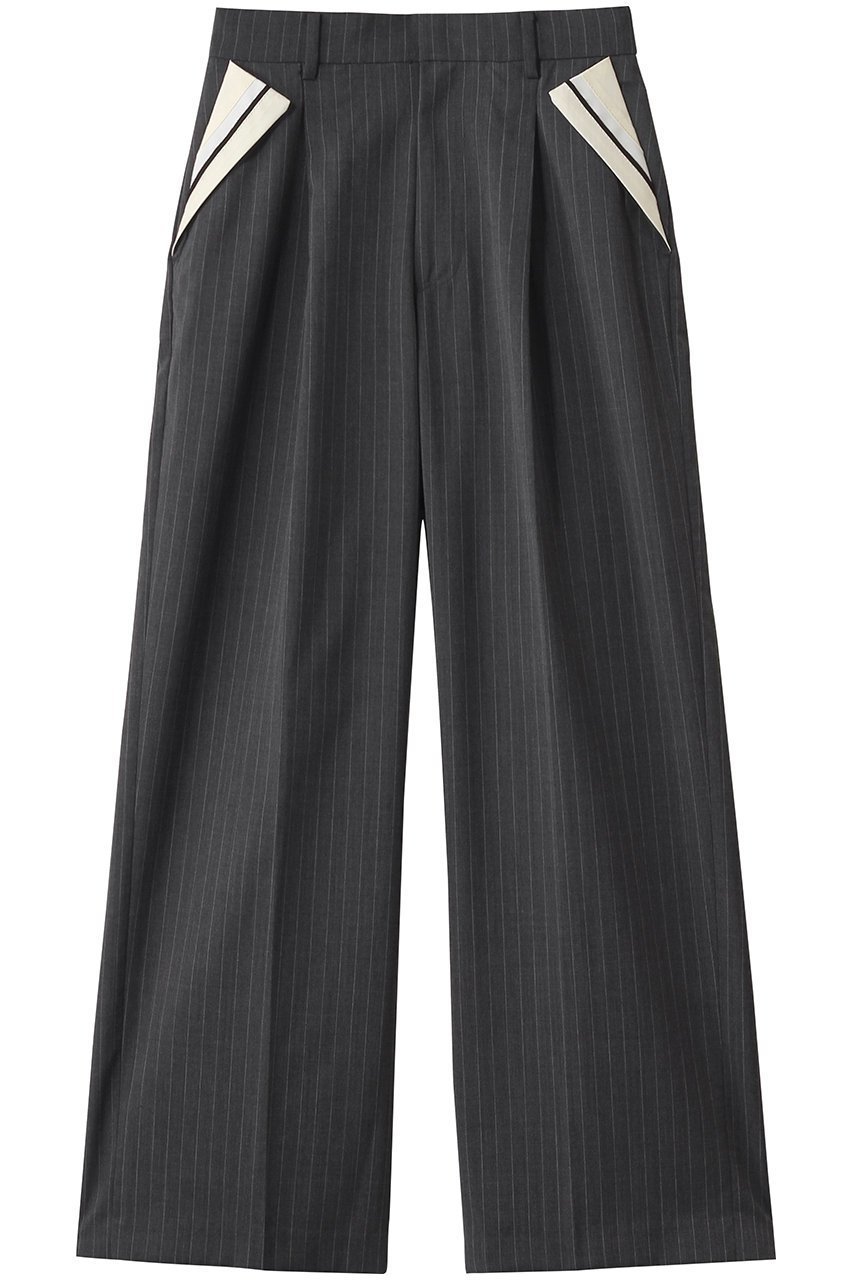 【メゾンスペシャル/MAISON SPECIAL】のCenter Crease Straight Pants/センタープレスストレートパンツ インテリア・キッズ・メンズ・レディースファッション・服の通販 founy(ファニー) 　ファッション　Fashion　レディースファッション　Fashion for Women　パンツ　Pants & Trousers　2025年　2025　2025-2026秋冬・A/W　Autumn/Winter 2025–26 AW25–26　シンプル　Simple, Minimal　ストレッチ　Stretch, Stretchy Fabric　ストレート　Straight, Straight Cut　センター　Center, Center Line　ポケット　Pocket, Pocket Detail　エレガント 上品　Elegant　A/W・秋冬　Autumn/Winter　GRY(グレー)|ID: prp329100004636773 ipo3291000000033486678