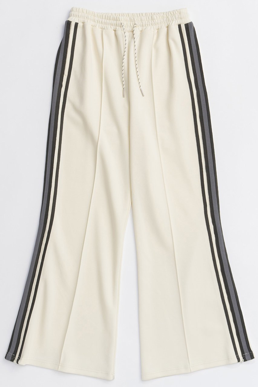 【メゾンスペシャル/MAISON SPECIAL】のZipper Side Line Easy Pants/ファスナーサイドラインイージーパンツ インテリア・キッズ・メンズ・レディースファッション・服の通販 founy(ファニー) 　ファッション　Fashion　レディースファッション　Fashion for Women　パンツ　Pants & Trousers　2025年　2025　2025-2026秋冬・A/W　Autumn/Winter 2025–26 AW25–26　おすすめ　Recommended / Our Picks　ストレッチ　Stretch, Stretchy Fabric　スニーカー　Sneakers, Trainers　スポーティ　Sporty, Casual Athletic　スリット　Slit, Slit Detail　フレア　Flare, Flared　ボトム　Bottoms, Lower Wear　A/W・秋冬　Autumn/Winter　IVR(アイボリー)|ID: prp329100004636776 ipo3291000000033407944