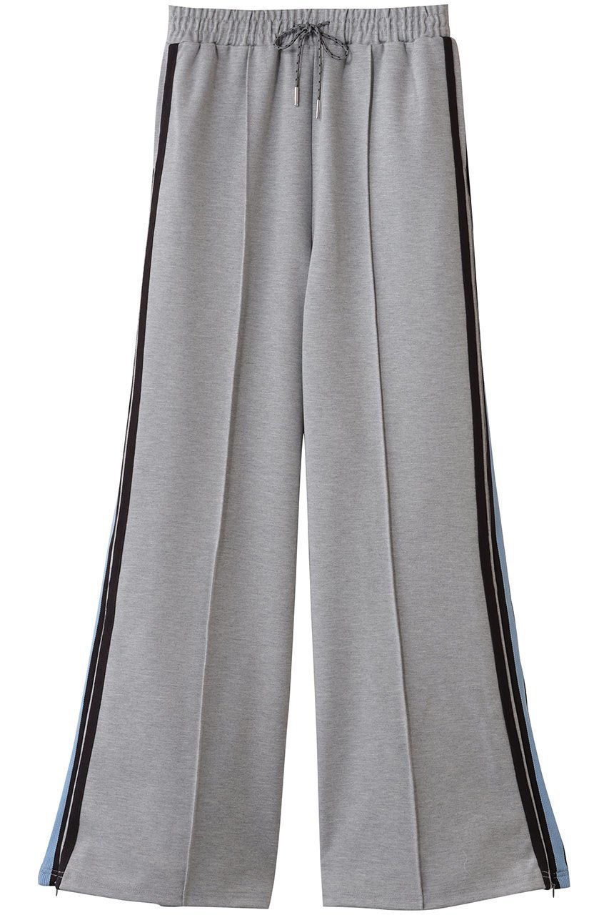 【メゾンスペシャル/MAISON SPECIAL】のZipper Side Line Easy Pants/ファスナーサイドラインイージーパンツ インテリア・キッズ・メンズ・レディースファッション・服の通販 founy(ファニー) 　ファッション　Fashion　レディースファッション　Fashion for Women　パンツ　Pants & Trousers　おすすめ　Recommended / Our Picks　ストレッチ　Stretch, Stretchy Fabric　スニーカー　Sneakers, Trainers　スポーティ　Sporty, Casual Athletic　スリット　Slit, Slit Detail　フレア　Flare, Flared　ボトム　Bottoms, Lower Wear　GRY(グレー)|ID: prp329100004636776 ipo3291000000035759425