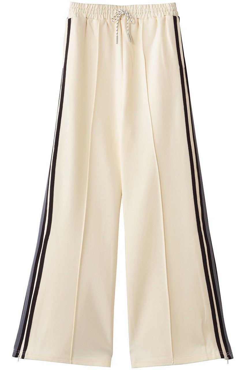 【メゾンスペシャル/MAISON SPECIAL】のZipper Side Line Easy Pants/ファスナーサイドラインイージーパンツ インテリア・キッズ・メンズ・レディースファッション・服の通販 founy(ファニー) 　ファッション　Fashion　レディースファッション　Fashion for Women　パンツ　Pants & Trousers　おすすめ　Recommended / Our Picks　ストレッチ　Stretch, Stretchy Fabric　スニーカー　Sneakers, Trainers　スポーティ　Sporty, Casual Athletic　スリット　Slit, Slit Detail　フレア　Flare, Flared　ボトム　Bottoms, Lower Wear　IVR(アイボリー)|ID: prp329100004636776 ipo3291000000035759426