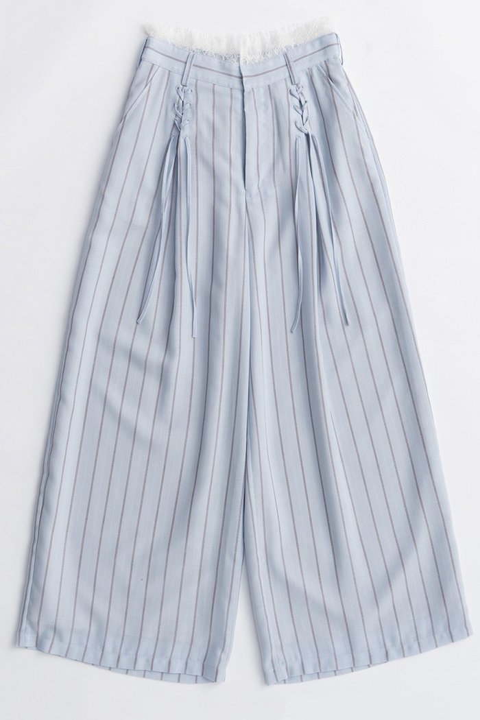 【メゾンスペシャル/MAISON SPECIAL】のLace-up Easy Pants/レースアップイージーパンツ インテリア・キッズ・メンズ・レディースファッション・服の通販 founy(ファニー) https://founy.com/ ファッション Fashion レディースファッション Fashion for Women パンツ Pants & Trousers 2025年 2025 2025-2026秋冬・A/W Autumn/Winter 2025–26 AW25–26 なめらか Smooth, Silky Texture インナー Innerwear シンプル Simple, Minimal ストレート Straight, Straight Cut レース Lace, Lace Fabric ワイド Wide, Wide Fit A/W・秋冬 Autumn/Winter |ID: prp329100004636777 ipo3291000000033407948