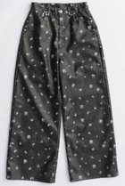 【メゾンスペシャル/MAISON SPECIAL】のVegan Leather Flower Print Pants/ヴィーガンレザーフラワープリントパンツ BLK(ブラック)|ID: prp329100004636778 ipo3291000000033407960