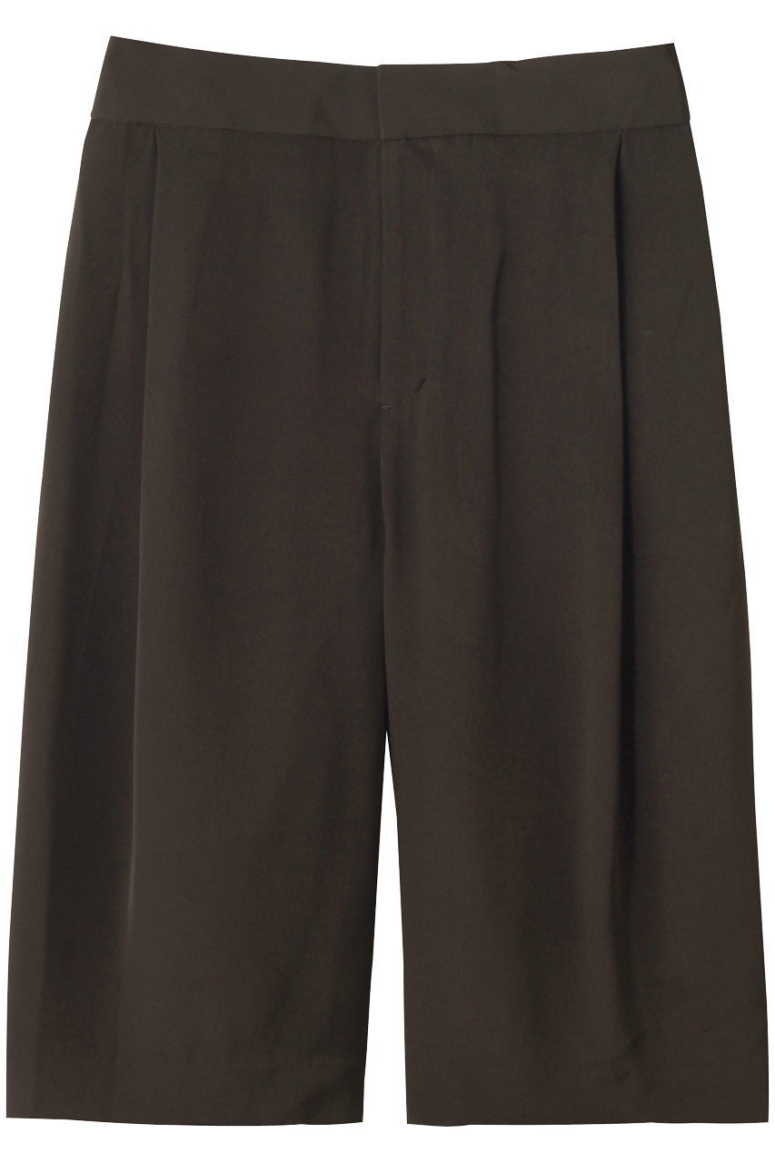 【セアン/SCEARN】のSILK CRAPE パンツ インテリア・キッズ・メンズ・レディースファッション・服の通販 founy(ファニー) 　ファッション　Fashion　レディースファッション　Fashion for Women　パンツ　Pants & Trousers　ショートパンツ・ハーフパンツ　High-Waisted & Relaxed Shorts　おすすめ　Recommended / Our Picks　ショート　Short, Short Length　シルク　Silk, 100% Silk　ドレープ　Drape, Draping Fabric　ハーフ　Half, Half-Length　リュクス　Luxury, Elegant, High-End, Chic　ロング　Long, Long-Length　エレガント 上品　Elegant　A/W・秋冬　Autumn/Winter　Brown|ID: prp329100004636780 ipo3291000000036899729