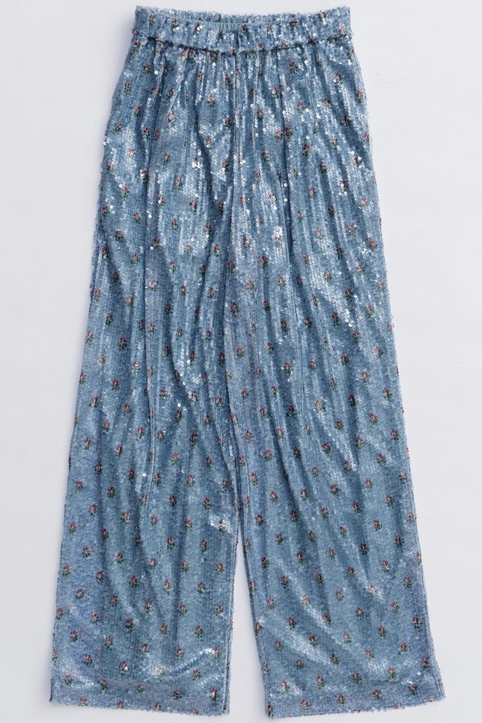【メゾンスペシャル/MAISON SPECIAL】のFlower Easy Pants/フラワーイージーパンツ インテリア・キッズ・メンズ・レディースファッション・服の通販 founy(ファニー) https://founy.com/ ファッション Fashion レディースファッション Fashion for Women パンツ Pants & Trousers シンプル Simple, Minimal ストレート Straight, Straight Cut スパンコール Sequins, Sequin Embellishment バランス Balance, Style Balance フラワー Flower, Floral プリント Print, Printed Pattern リラックス Relax, Relaxed Fit ワイド Wide, Wide Fit A/W・秋冬 Autumn/Winter エレガント 上品 Elegant 2025年 2025 2025-2026秋冬・A/W Autumn/Winter 2025–26 AW25–26 |ID: prp329100004636783 ipo3291000000033408008