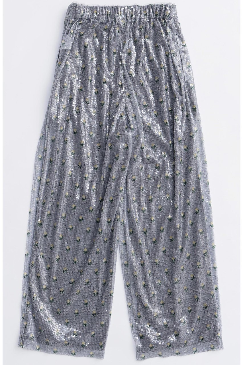 【メゾンスペシャル/MAISON SPECIAL】のFlower Easy Pants/フラワーイージーパンツ 人気、トレンドファッション・服の通販 founy(ファニー) 　ファッション　Fashion　レディースファッション　Fashion for Women　パンツ　Pants & Trousers　シンプル　Simple, Minimal　ストレート　Straight, Straight Cut　スパンコール　Sequins, Sequin Embellishment　バランス　Balance, Style Balance　フラワー　Flower, Floral　プリント　Print, Printed Pattern　リラックス　Relax, Relaxed Fit　ワイド　Wide, Wide Fit　A/W・秋冬　Autumn/Winter　エレガント 上品　Elegant　2025年　2025　2025-2026秋冬・A/W　Autumn/Winter 2025–26 AW25–26　other-4|ID: prp329100004636783 ipo3291000000033408013