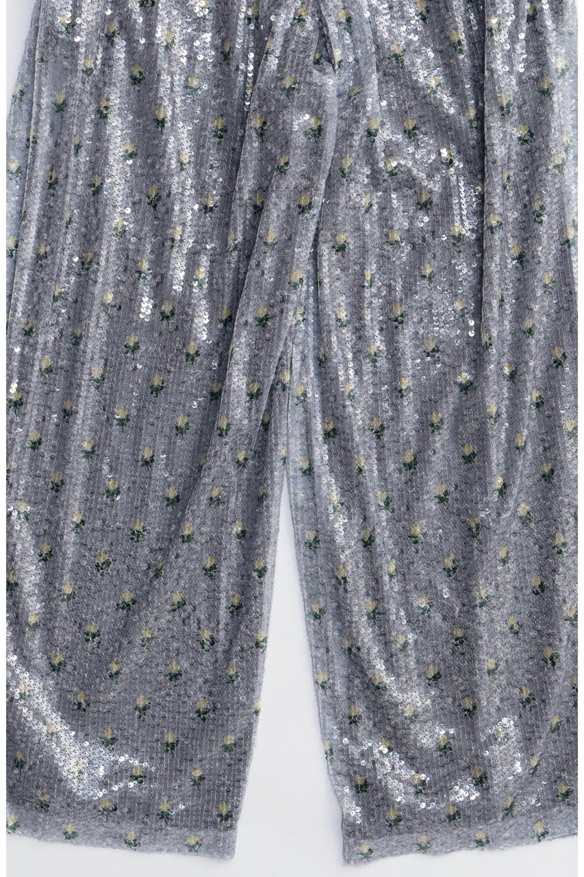 【メゾンスペシャル/MAISON SPECIAL】のFlower Easy Pants/フラワーイージーパンツ 人気、トレンドファッション・服の通販 founy(ファニー) 　ファッション　Fashion　レディースファッション　Fashion for Women　パンツ　Pants & Trousers　シンプル　Simple, Minimal　ストレート　Straight, Straight Cut　スパンコール　Sequins, Sequin Embellishment　バランス　Balance, Style Balance　フラワー　Flower, Floral　プリント　Print, Printed Pattern　リラックス　Relax, Relaxed Fit　ワイド　Wide, Wide Fit　A/W・秋冬　Autumn/Winter　エレガント 上品　Elegant　2025年　2025　2025-2026秋冬・A/W　Autumn/Winter 2025–26 AW25–26　other-6|ID: prp329100004636783 ipo3291000000033408015